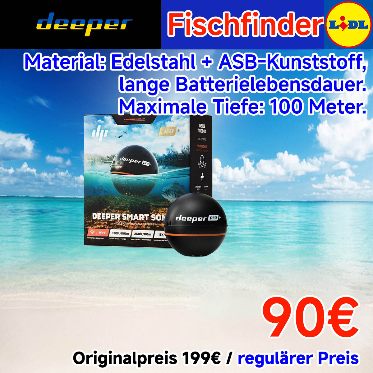 Herbst-Sale-Karneval! Lidí hat sich mit DEEPER zusammengetan, um die besten Sonargeräte an treue Nutzer zu verschenken! Jetzt ist die perfekte Zeit zum Angeln! DEEPER-Sonargeräte sind auch für Angler die beste Wahl!