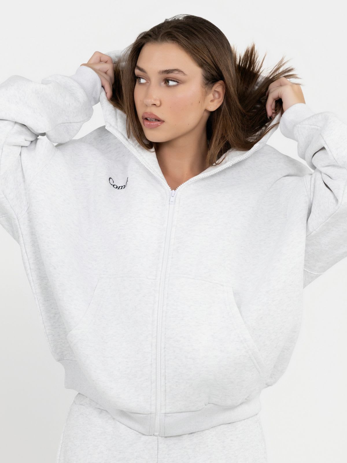Mikina s kapucňou na zips