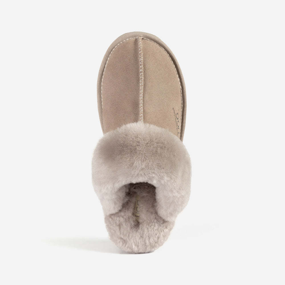 Ugg Slippers Premium Australia Sheepskin Unisex Scuffete Suede (Unisex Cow Suede)