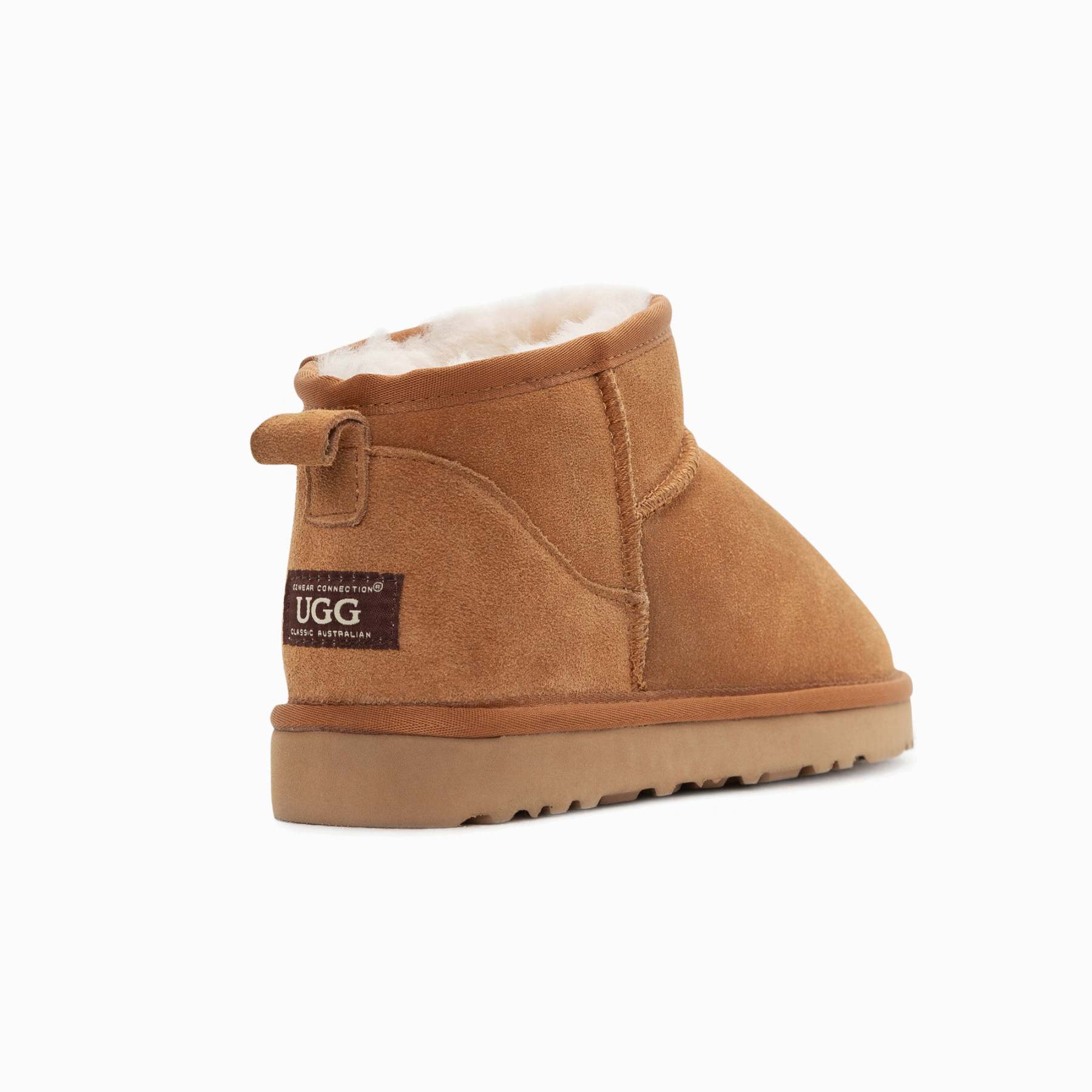 Ugg Boots Originální australská ovčí unisex kotníkový klasický semiš (unisex kravský semiš)