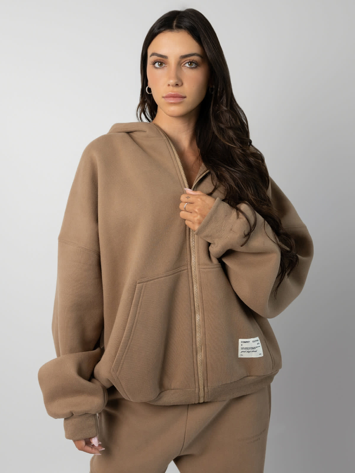 Mikina s kapucňou na zips