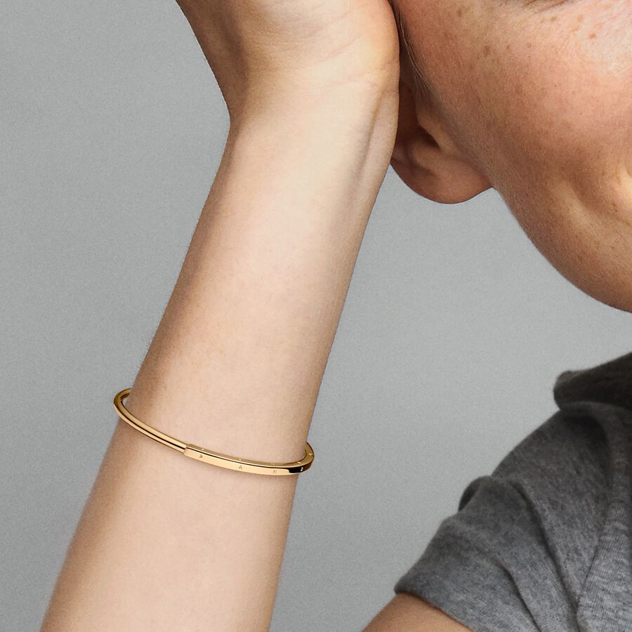 Pandora Signature I-D otvorený, pevný náramok