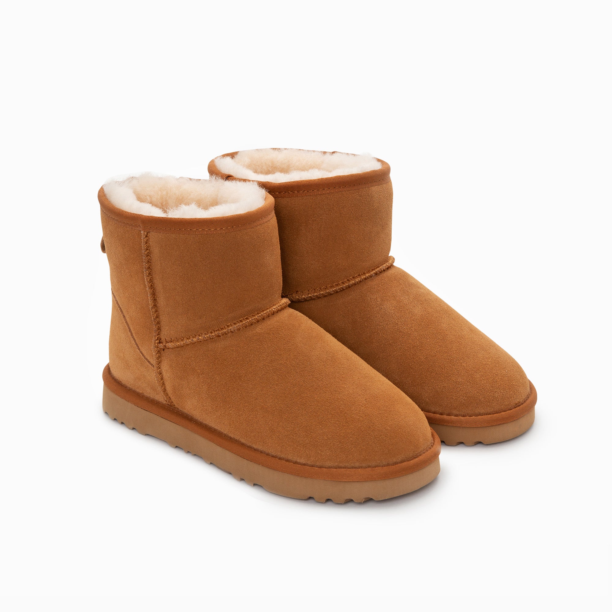 Ugg Boots Originální australská ovčí Unisex Mini Classic Suede (velká velikost) (Unisex Cow Suede)