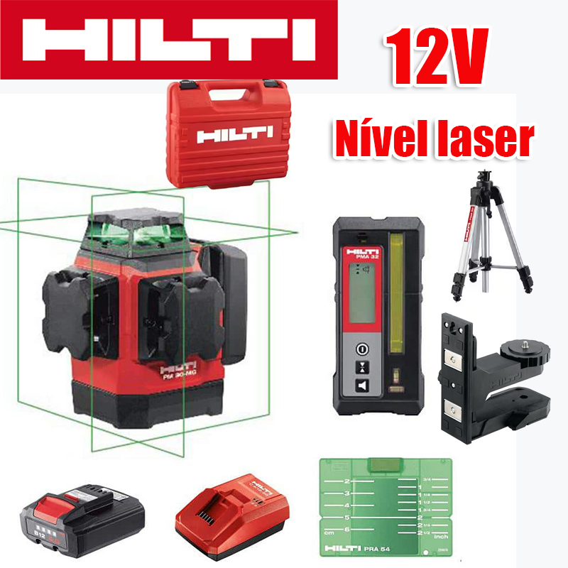 [Desconto especial de final de ano de 50%] Nível de laser de linha Hilti PM 30-MG16, claramente visí