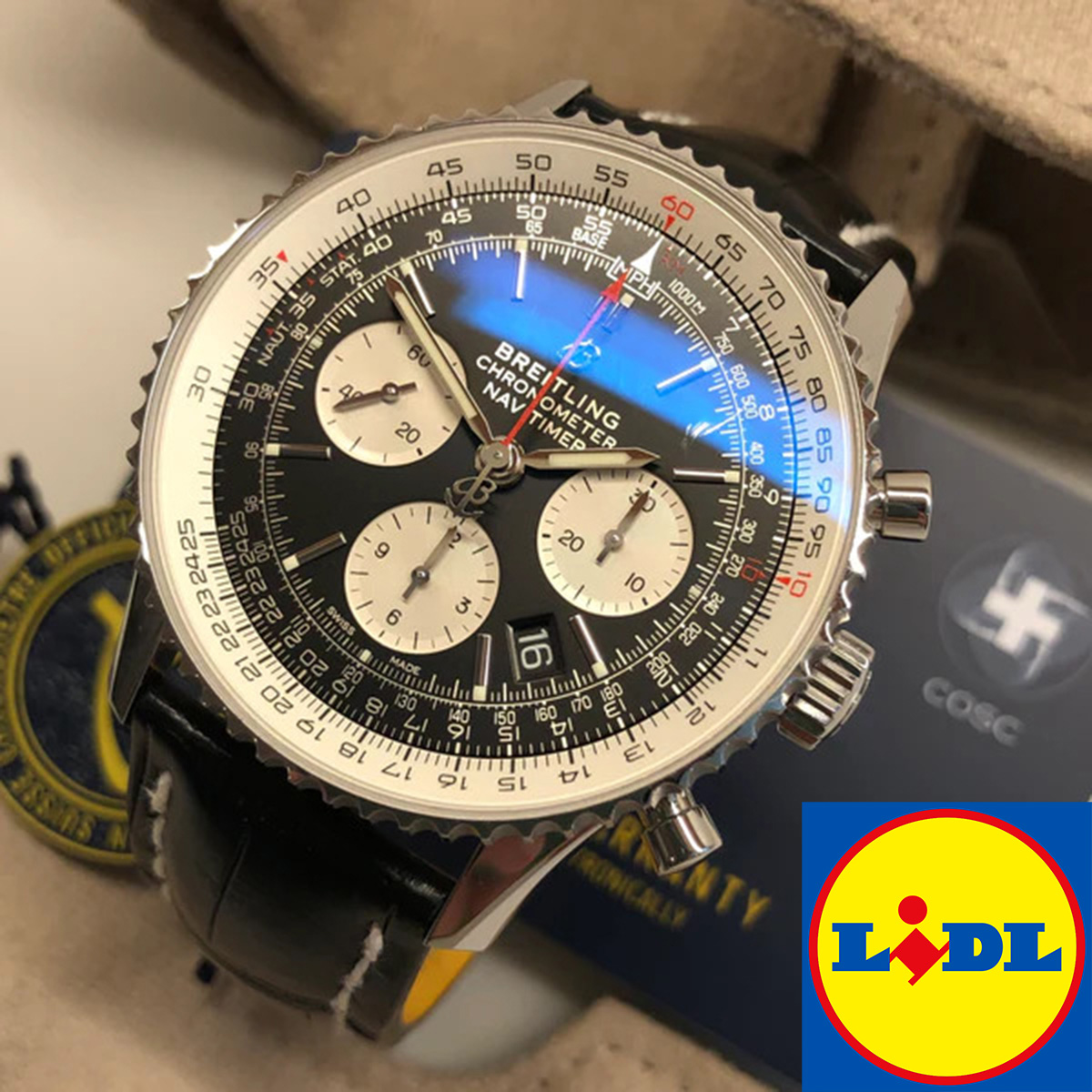 Lidl und Breitling starten gemeinsam einen deutschen Rabatt-Karneval. Für begrenzte Zeit gibt es Rabatte nach dem Prinzip „Wer zuerst kommt, mahlt zuerst“ und nur eine Bestellung pro Person ist möglich!