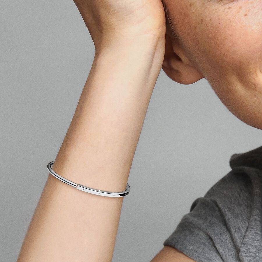 Pandora Signature I-D otvorený, pevný náramok