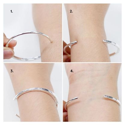 Pandora Signature I-D otvorený, pevný náramok