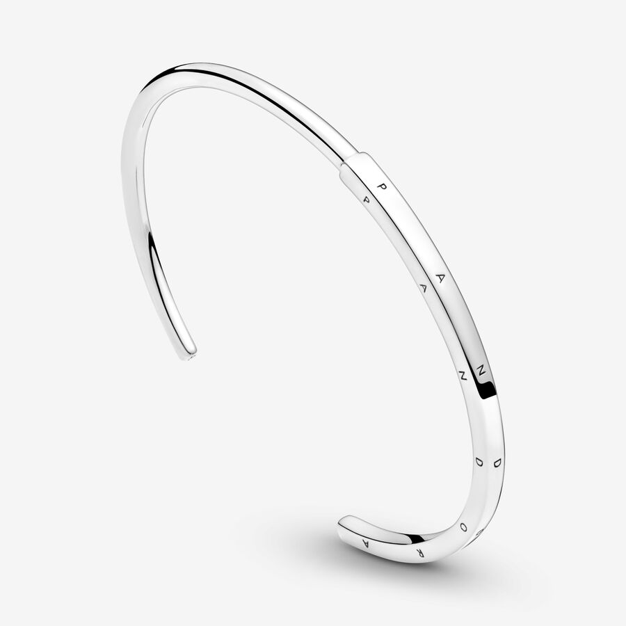Pandora Signature I-D otvorený, pevný náramok