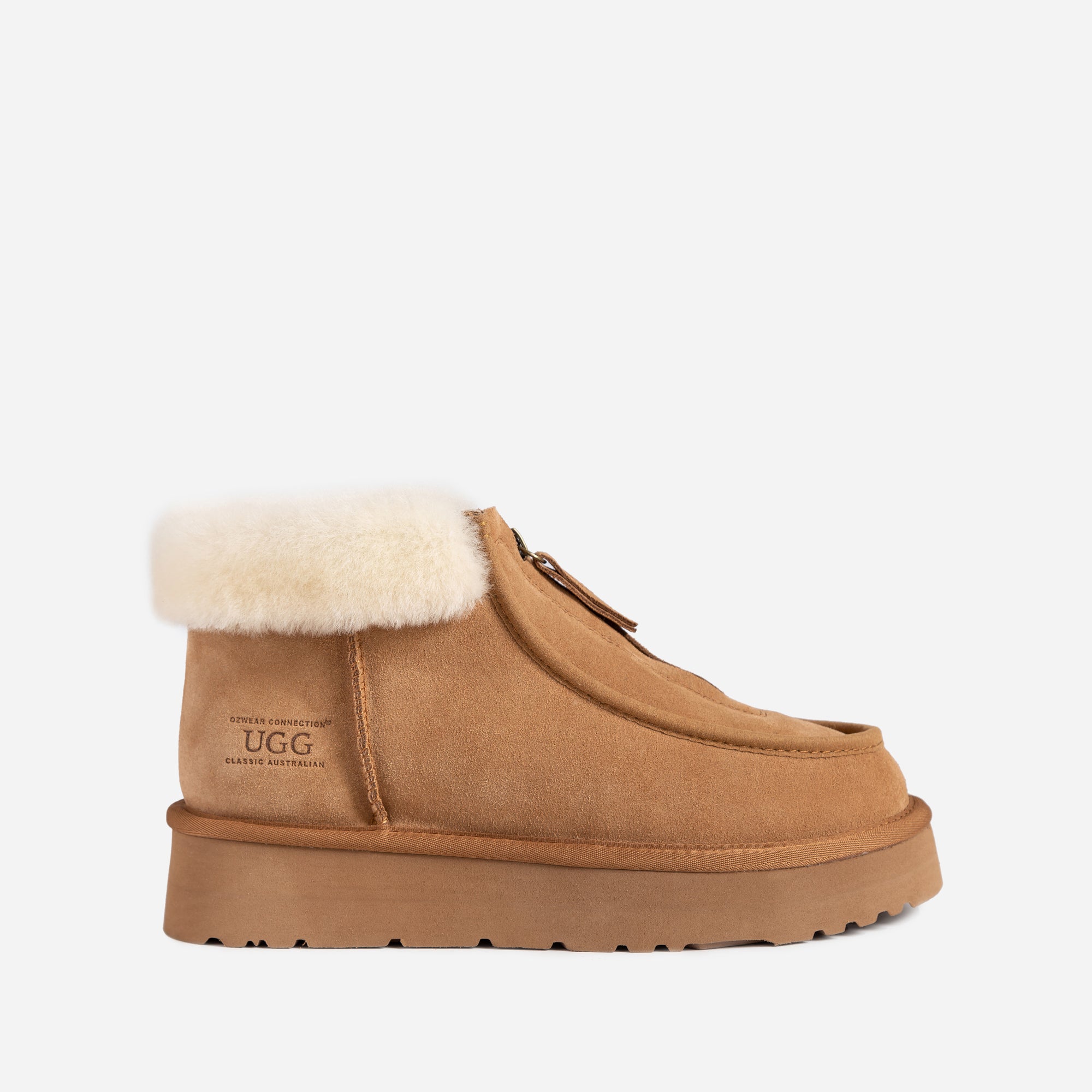 Boty se zipem na platformě Ugg Della