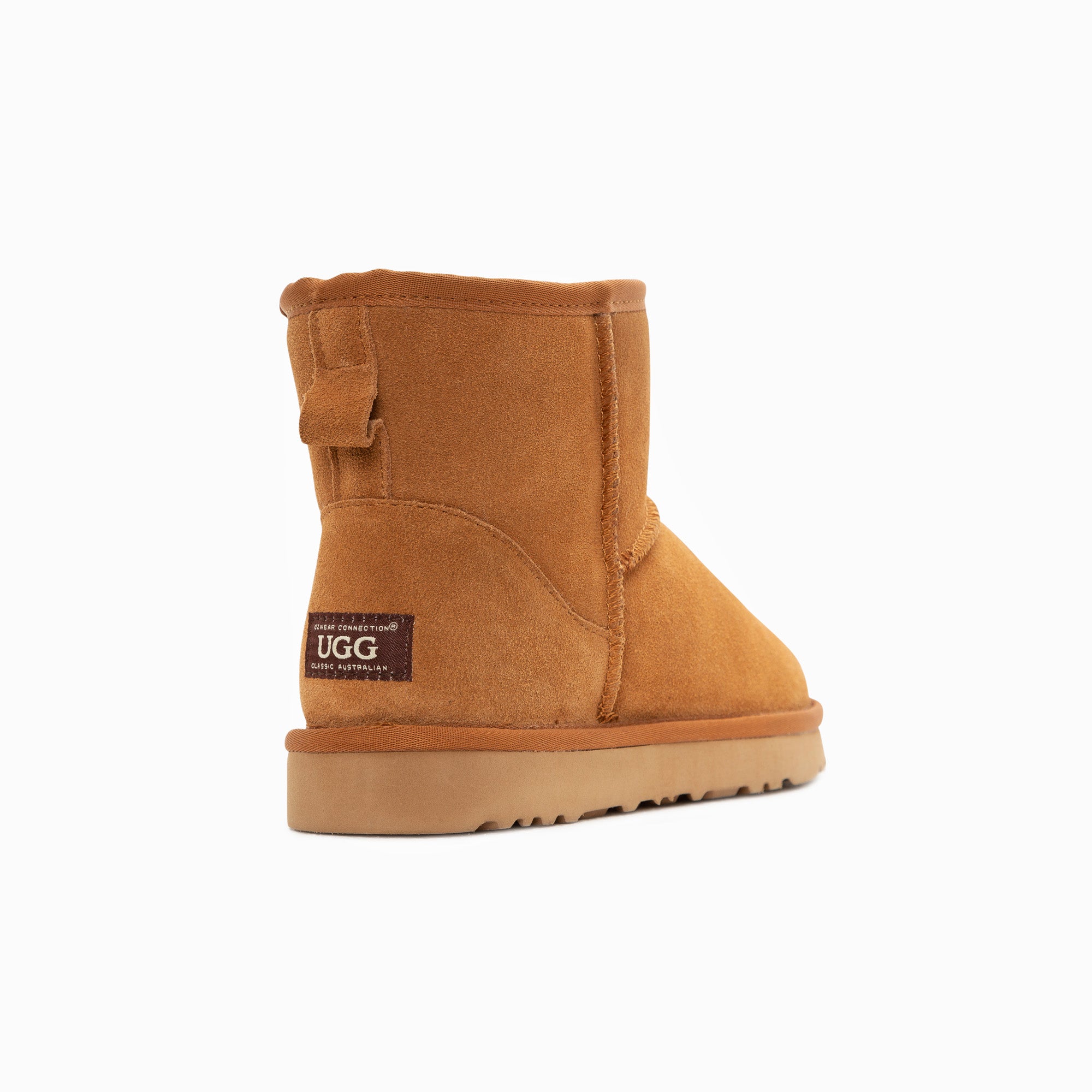 Ugg Boots Originální australská ovčí Unisex Mini Classic Suede (velká velikost) (Unisex Cow Suede)