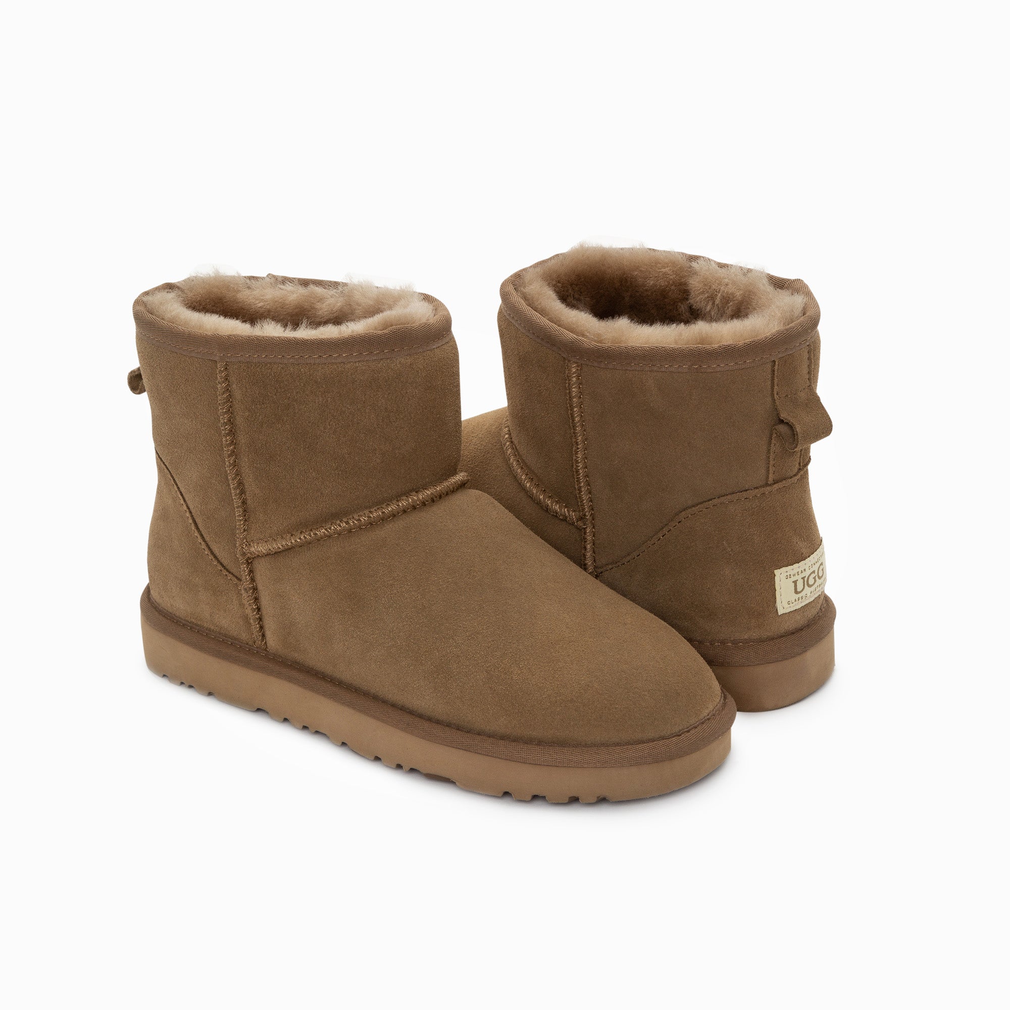Ugg Boots Originální australská ovčí Unisex Mini Classic Suede (Unisex Cow Suede)