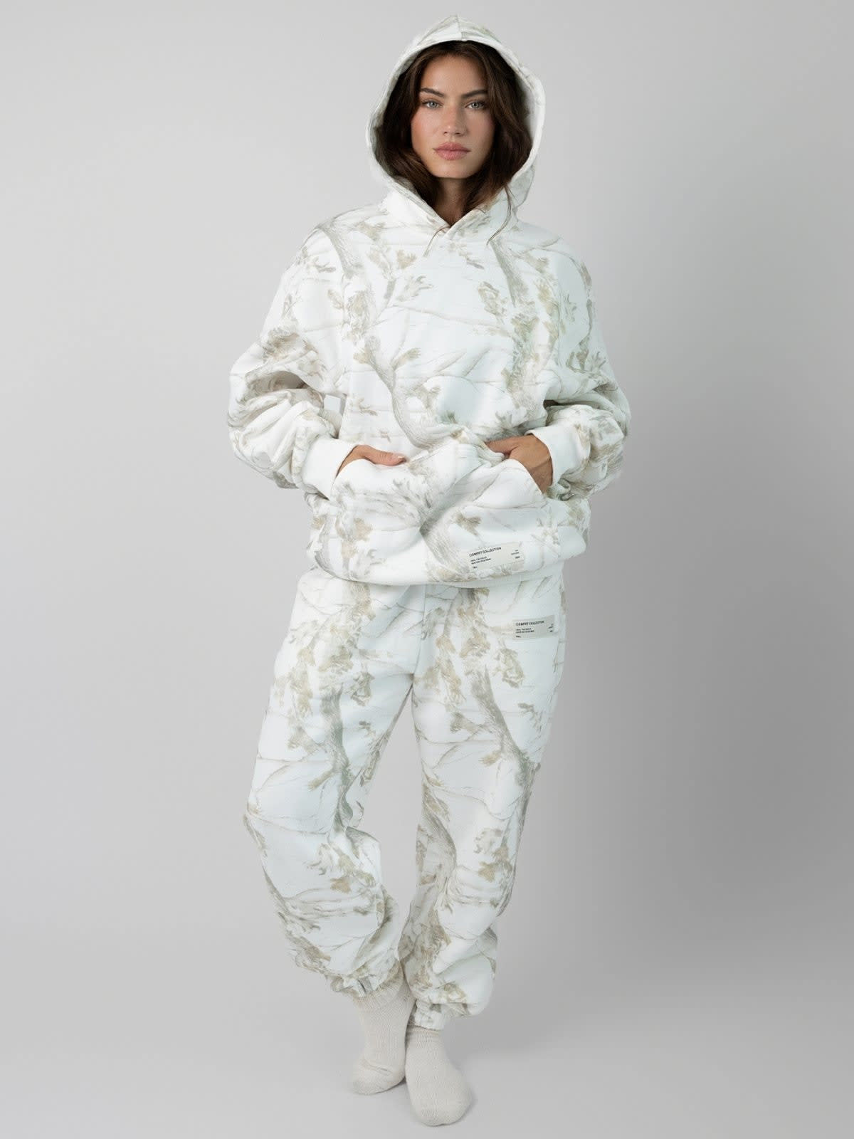 Mikina s kapucňou Camo