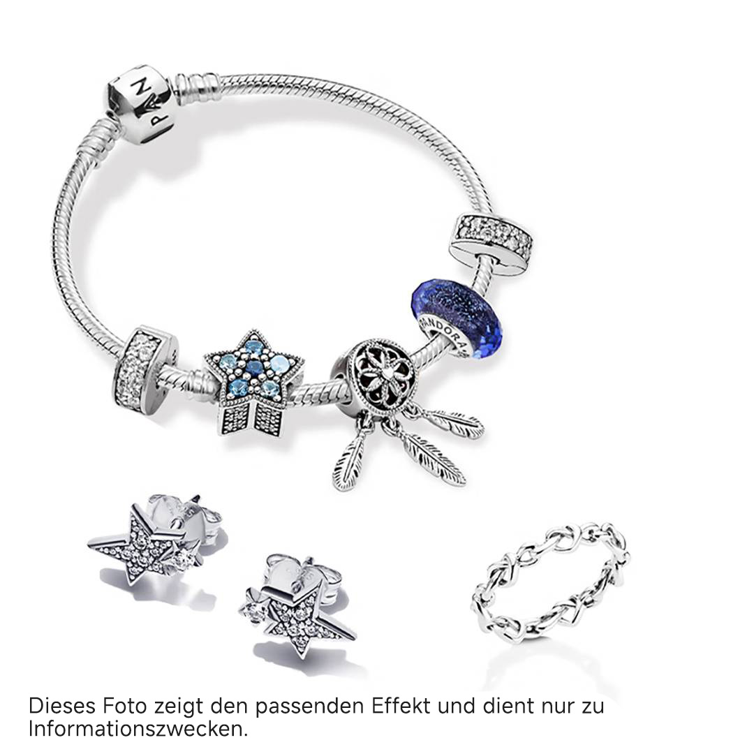 PANDORA Shining Galaxy-Wish Star Sparkling Armband-Set (verstellbare Länge) (mit Box) Kostenloser Versand