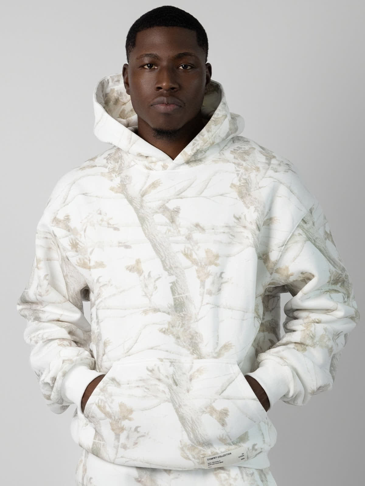 Mikina s kapucňou Camo