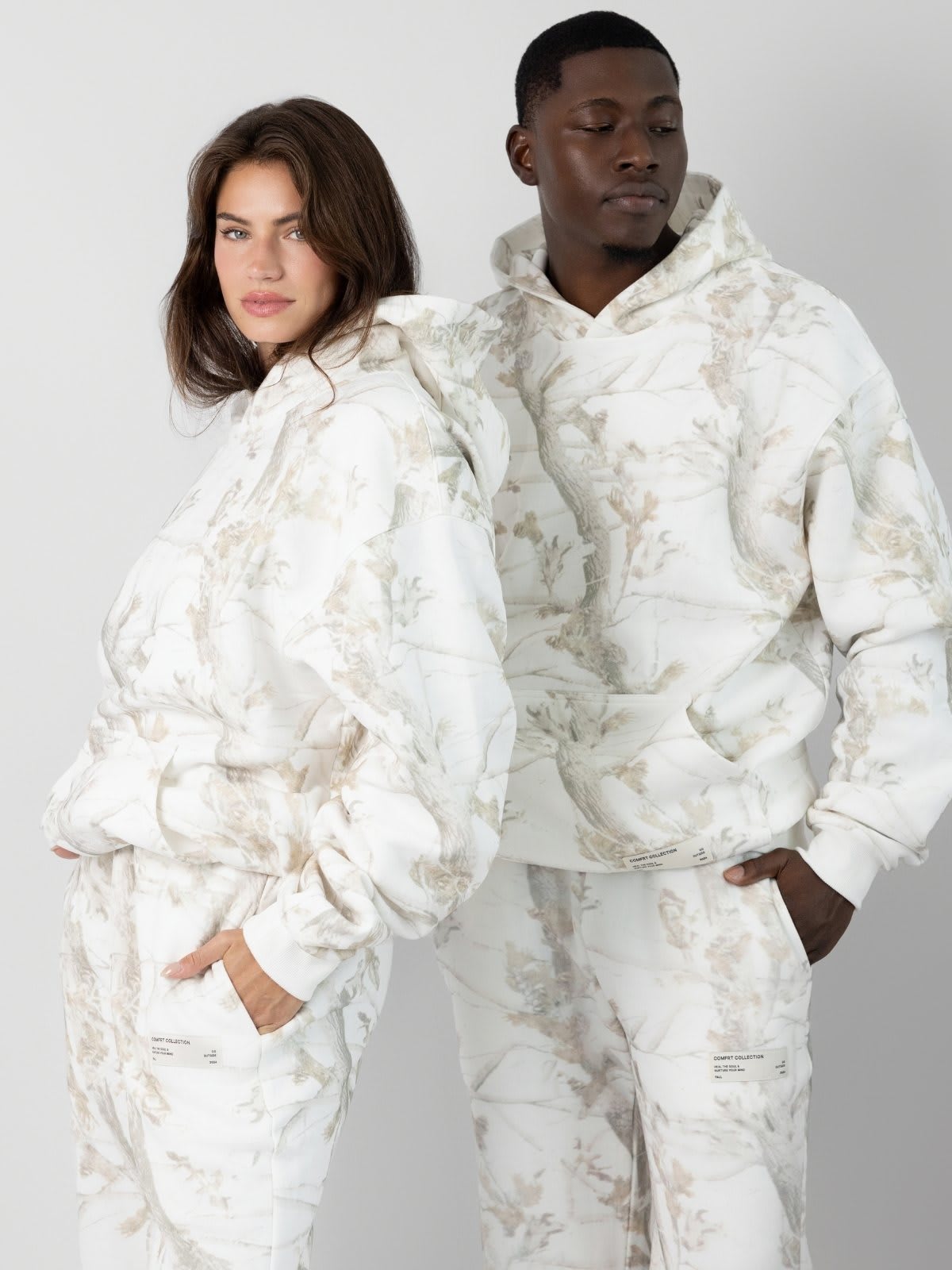 Mikina s kapucňou Camo