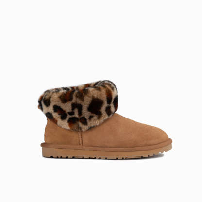 Ugg Classic Fluff Mini boty (leopardí potisk) (voděodolné)