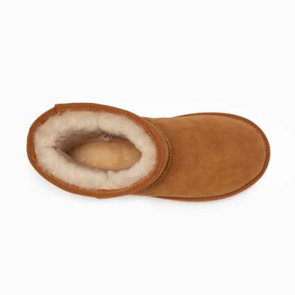 Ugg Boots Pravý australský ovčí unisex krátký klasický semiš (velká velikost) (unisex kravský semiš)