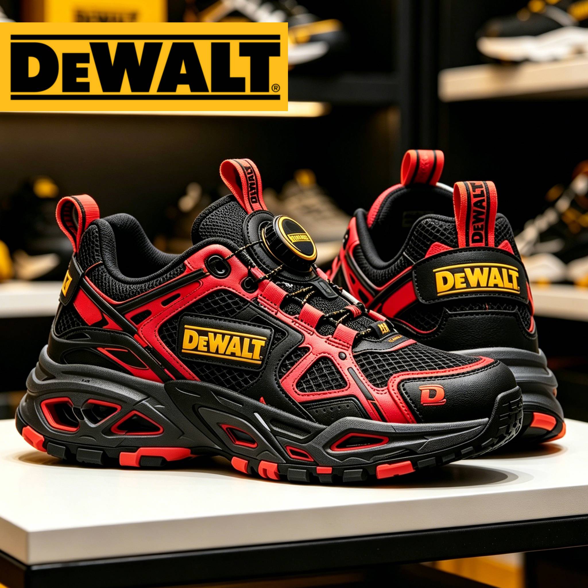 🐙 Scarpe professionali DeWalt da uomo per lavoro ed escursionismo, impermeabili e traspiranti