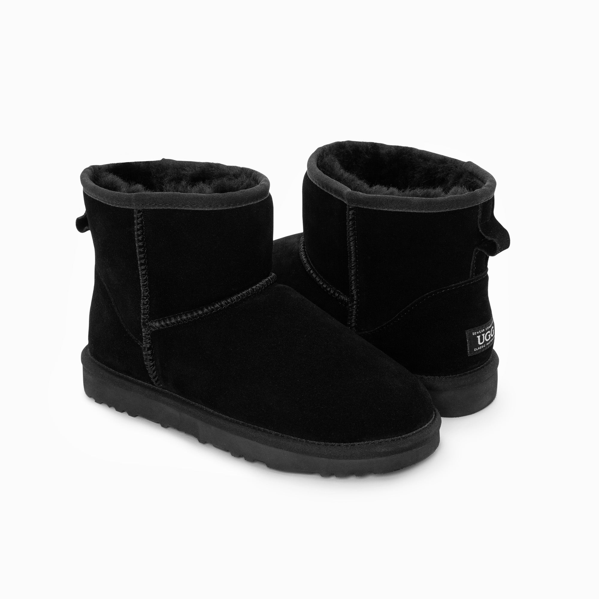 Ugg Boots Originální australská ovčí Unisex Mini Classic Suede (velká velikost) (Unisex Cow Suede)