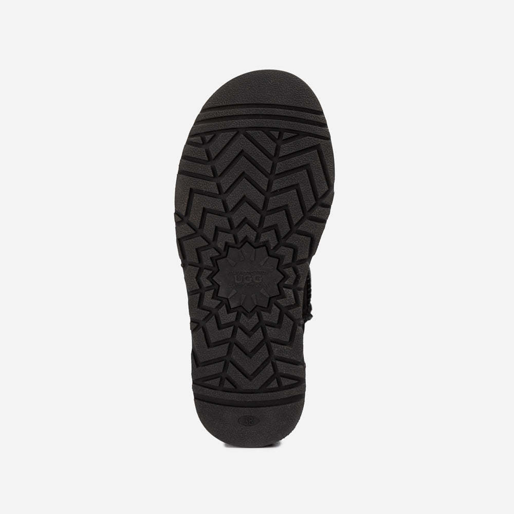 Mini boty Ugg Classic Platform Knit Logo (voděodolné) (5 cm)