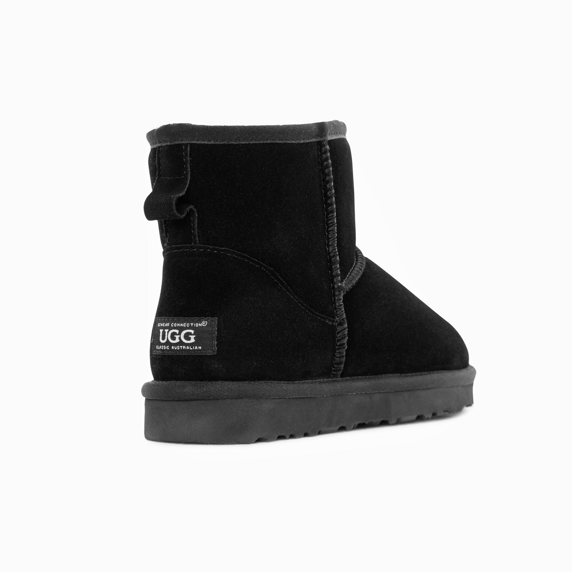 Ugg Boots Originální australská ovčí Unisex Mini Classic Suede (velká velikost) (Unisex Cow Suede)