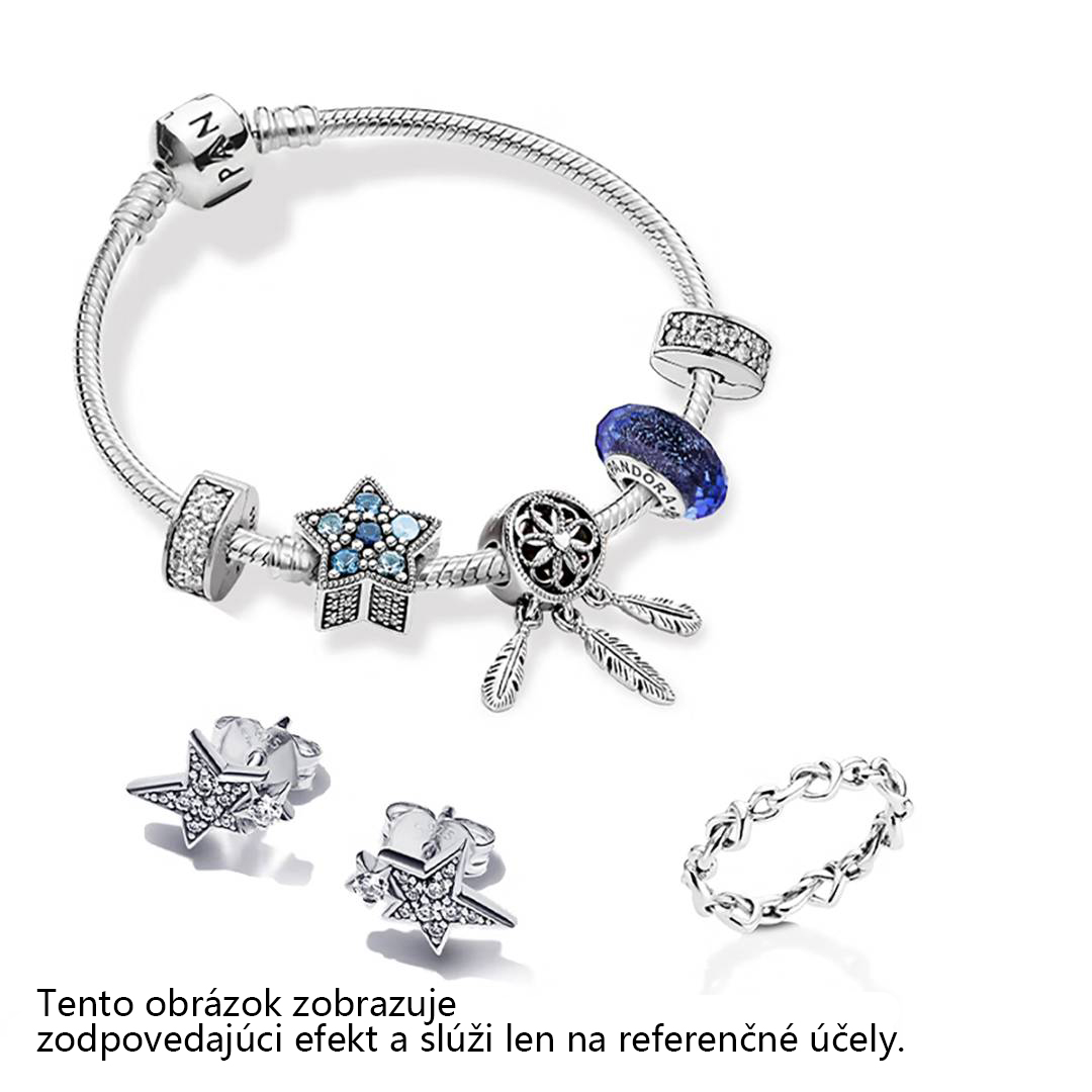 Sada trblietavých náramkov PANDORA Shining Galaxy-Wish Star (nastaviteľná dĺžka) (s krabičkou) Doprava zdarma