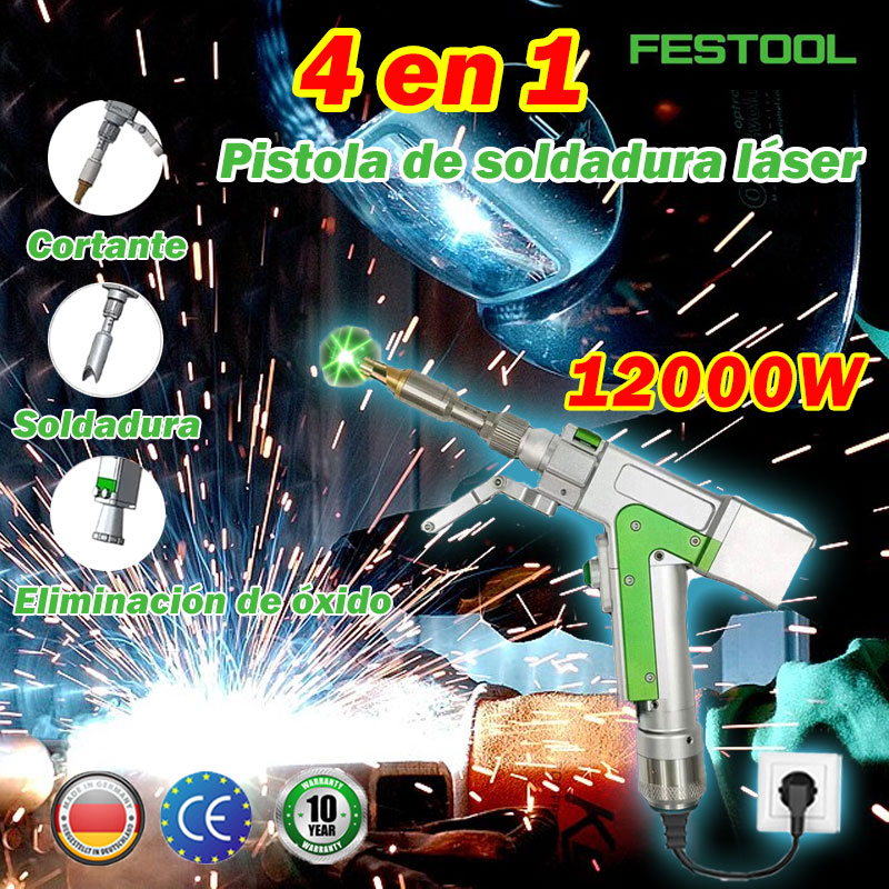  [Soldadura láser de cuatro funciones] Pistola láser multifunción FESTOOL, 12000W