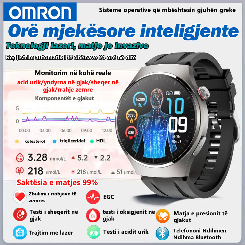 Ora inteligjente e shëndetit Omron (matje jo invazive)
