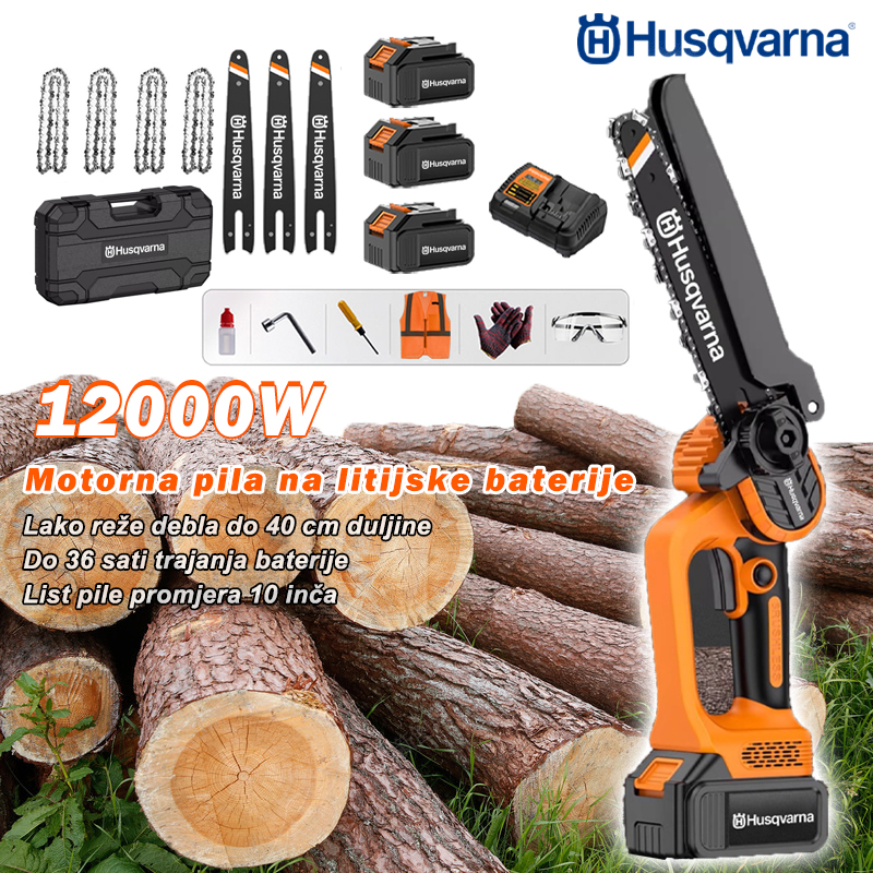 Husqvarna 12000W prijenosna motorna pila bez četkica na bazi litija