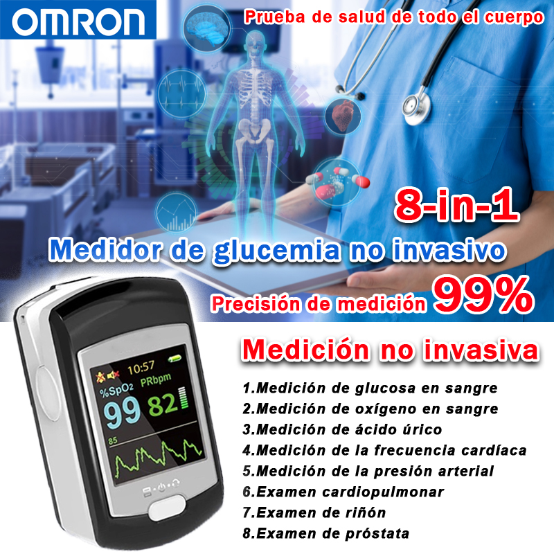 [Copy] Medidor de glucosa en sangre no invasivo Omron (medición de 5 segundos/99% de precisión)