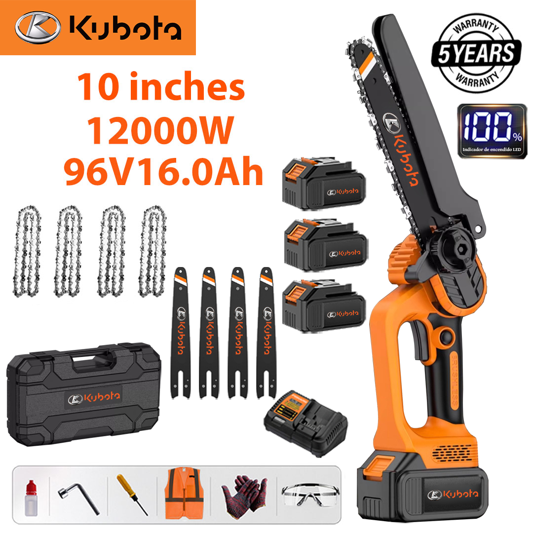 Kubota 15000W 96V električna pila s litijskom baterijom, snažna beskontakna pila (s teleskopskom fun