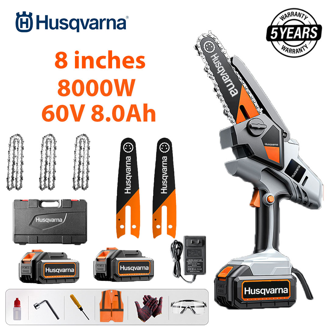 Motosserra portátil com bateria de lítio Husqvarna 12000W