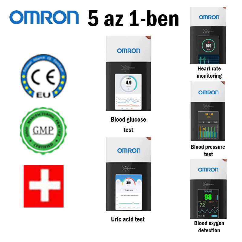  [Importado de Japón 8 en 1] Medidor de glucosa en sangre no invasivo multifunción de alta precisión