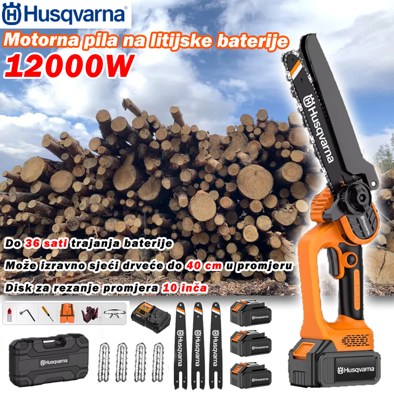 Husqvarna 12000W prijenosna motorna pila bez četkica na bazi litija