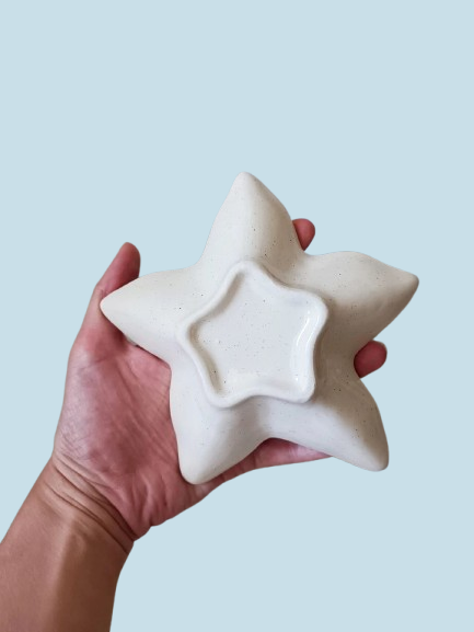 Ocean Wave Jewelry Dish – Glowing Starfish & Turtle Resin Trinket Holder
