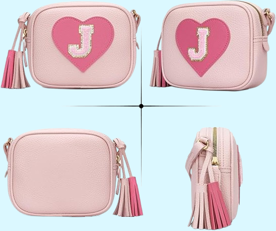 Cute Kids Crossbody Bag with Tassel Charm | Stylish Toddler Wallet Purse for Birthday, Christmas