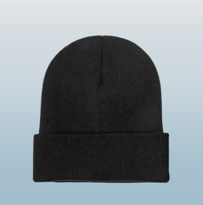 Personalized Knitted Winter Hats - Custom Photo & Text Design, 10 Color Options, Cozy Beanie for Unique Gifts or Everyday Wear