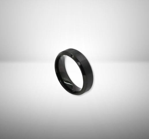 Custom Engraved Stainless Steel Rings - Him & Her Promise Bands - Personalized Couples Jewelry with Date/Coordinates