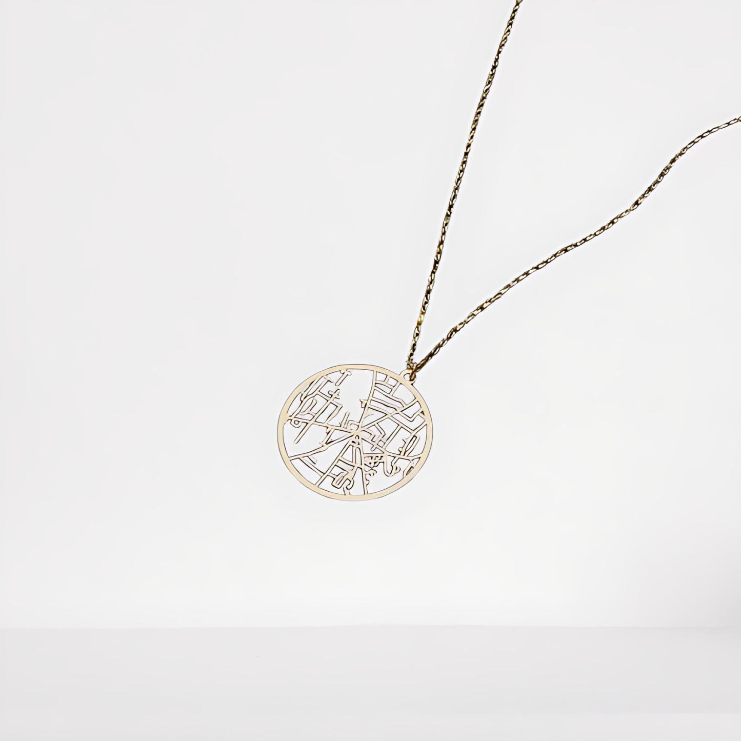Where We Fell in Love Necklace - Personalized Map & Coordinates Jewelr