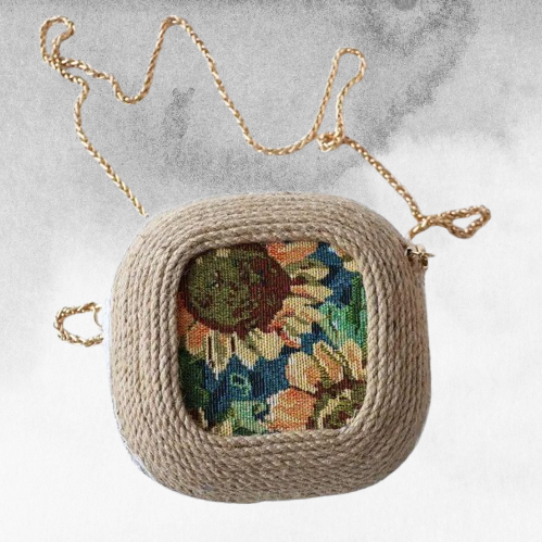 Unique Pet Loss Memorial Gift - Custom Embroidered Dog Face Bag