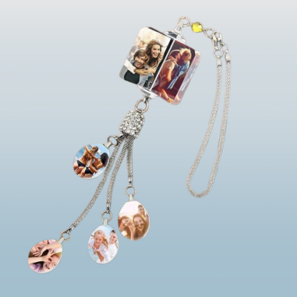Lucky Stone Crystal Pendant – Windmill Shape Personalized Gift