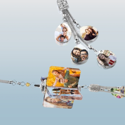 Lucky Stone Crystal Pendant – Windmill Shape Personalized Gift
