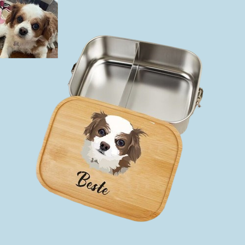 Lunch Box for Pet Lovers – Add Your Pet’s Photo & Your Name
