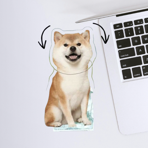 Customizable Pet Bobblehead Stand – Acrylic Car Decor for Animal Lovers