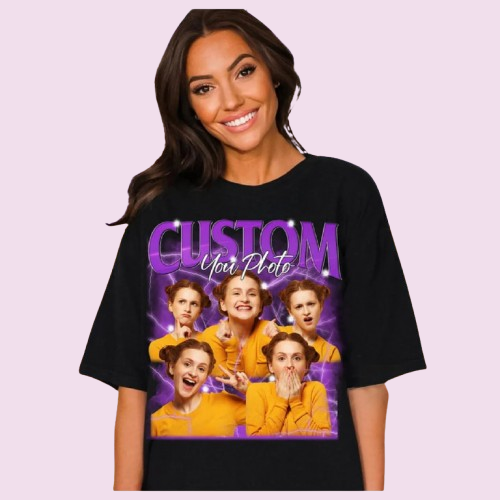 Vintage Custom Design T-Shirt - Retro-Inspired Personalized Tee for Men, Women, and Teens