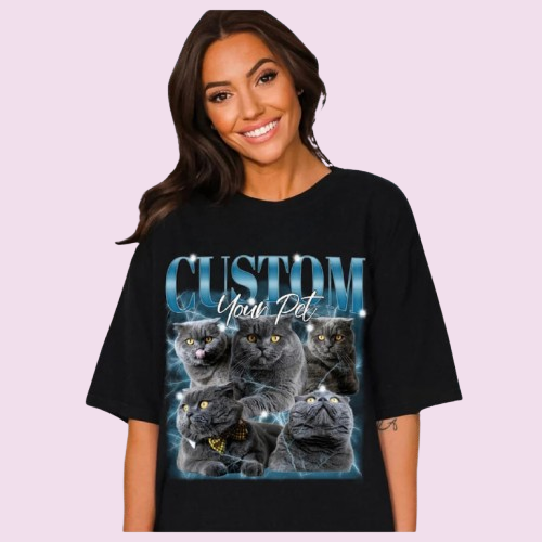 Vintage Custom Design T-Shirt - Retro-Inspired Personalized Tee for Men, Women, and Teens
