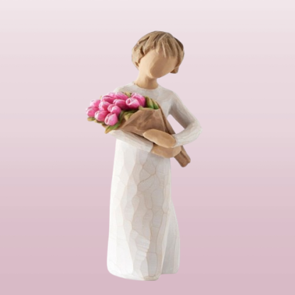 Bright Hope & Bold Confidence Figurine - Hand-Painted Sculpture for Those Needing Hope and Encouragement