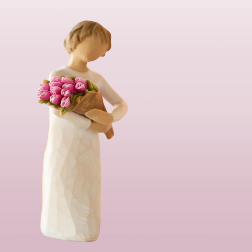 Bright Hope & Bold Confidence Figurine - Hand-Painted Sculpture for Those Needing Hope and Encouragement