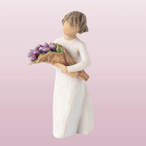Bright Hope & Bold Confidence Figurine - Hand-Painted Sculpture for Those Needing Hope and Encouragement