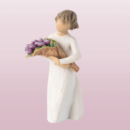 Bright Hope & Bold Confidence Figurine - Hand-Painted Sculpture for Those Needing Hope and Encouragement